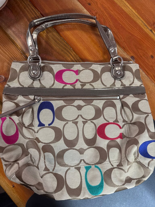 Coach Signature C Logo Handbag